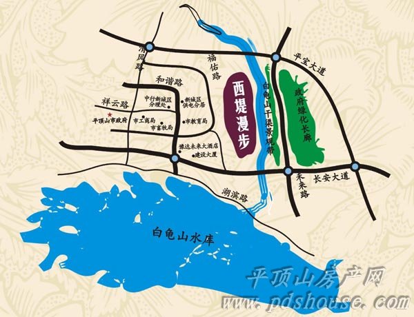 西堤漫步电子地图