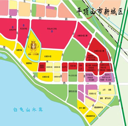 常绿九天庄园电子地图