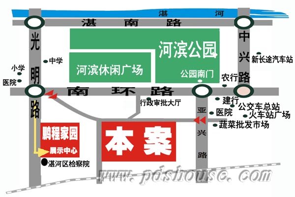 鹏程家园电子地图