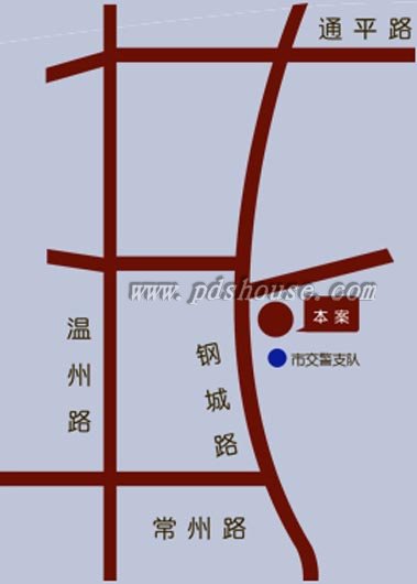 钢城花园（舞钢）电子地图