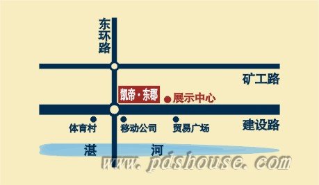 凯帝·东郡电子地图