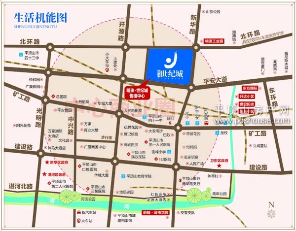 明珠世纪城2期电子地图